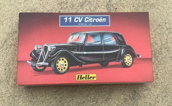 Heller Citroën Traction bouwpakket modelbouw, Ophalen of Verzenden, Zo goed als nieuw, Auto, Overige merken
