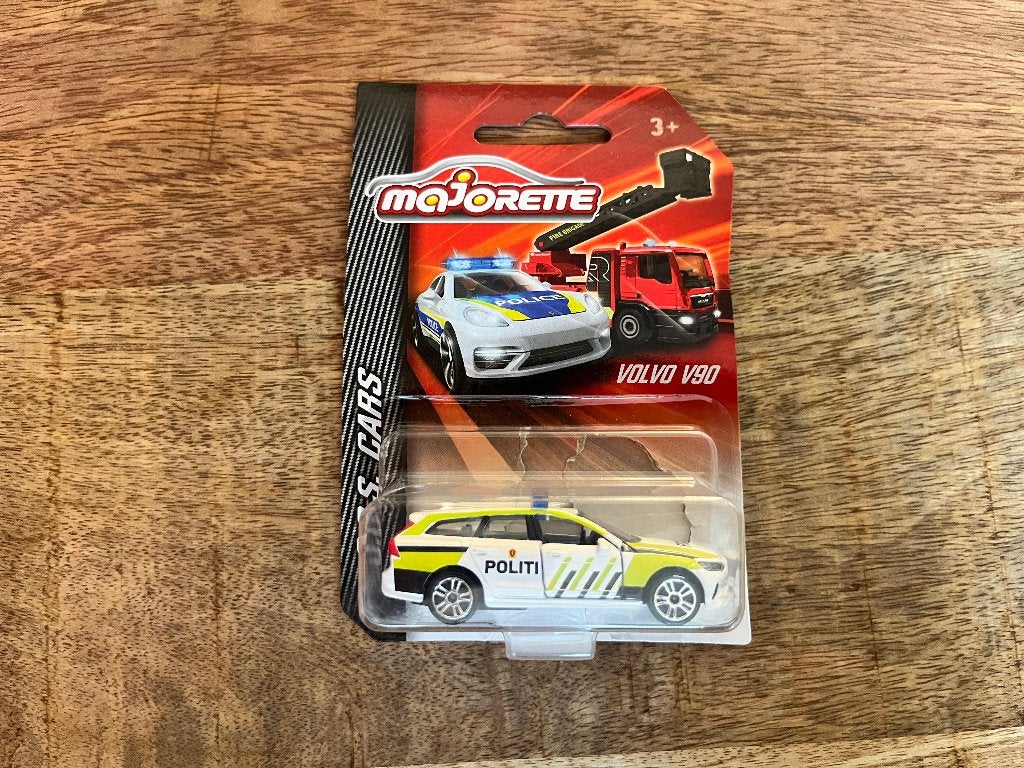 Volvo V90 Politi Noorwegen Majorette, Ophalen of Verzenden, Zo goed als nieuw, Auto