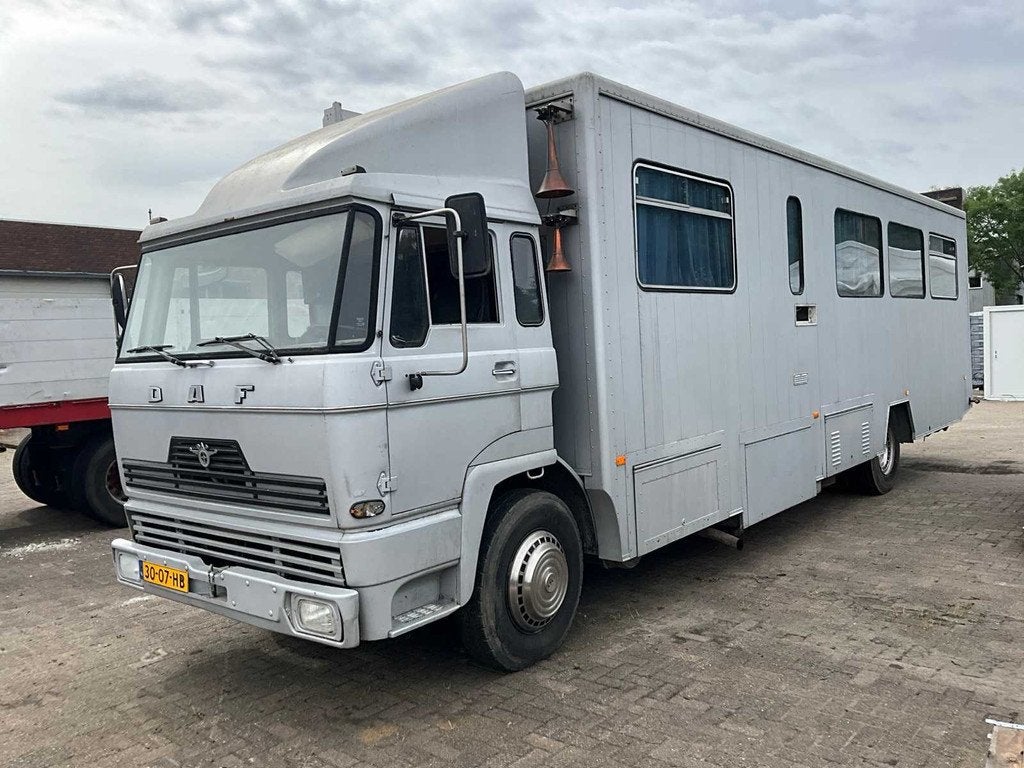 1975 DAF FA1600DF485 Vrachtwagen, Auto's, Vrachtwagens, Overige brandstoffen, Origineel Nederlands, DAF, Te koop