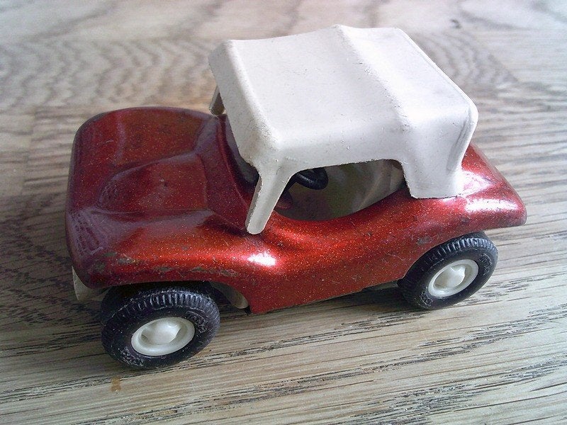 Vintage Tonka Buggy koperkleurig --- VASTE PRIJS, Ophalen of Verzenden, Gebruikt, Auto
