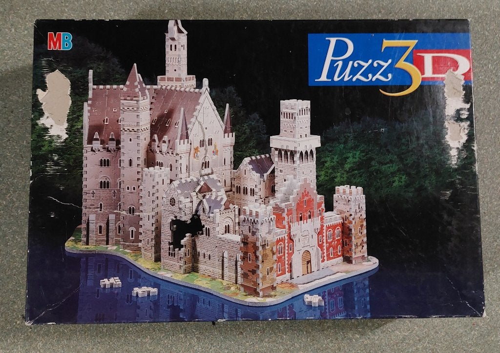 3d puzzel Neuschwanstein 1000 stukjes, Ophalen, 500 t/m 1500 stukjes, Gebruikt, Rubik's of 3D-puzzel