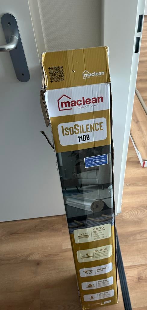 Isosilence ondervloer 11dB demping, Ophalen, Overige materialen, 30 cm of meer, 50 tot 150 cm