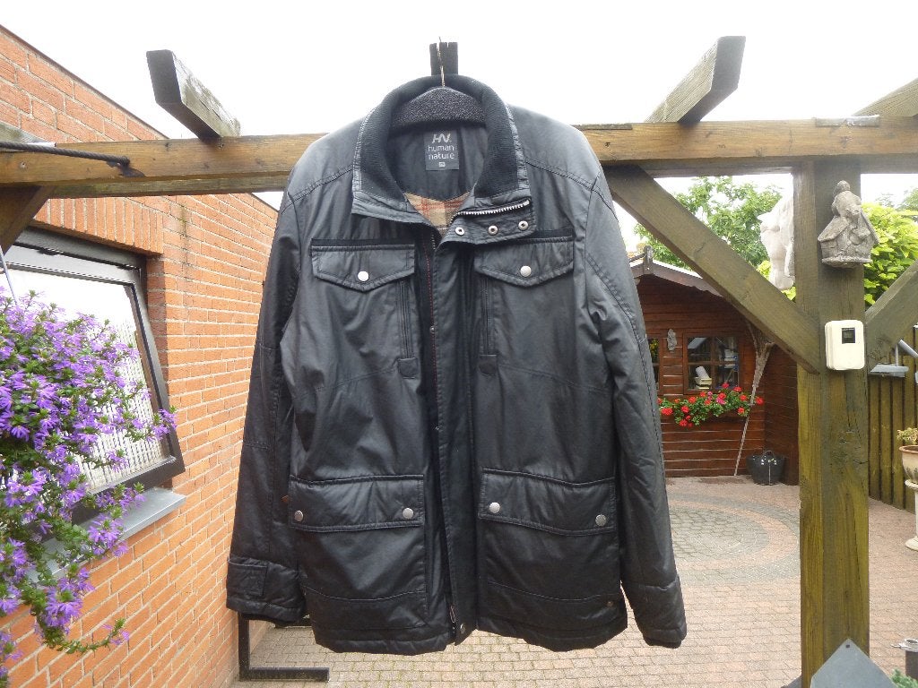 tekoop heren winterjas maat XXL zie foto, Zwart, Overige maten, Ophalen of Verzenden, Zo goed als nieuw