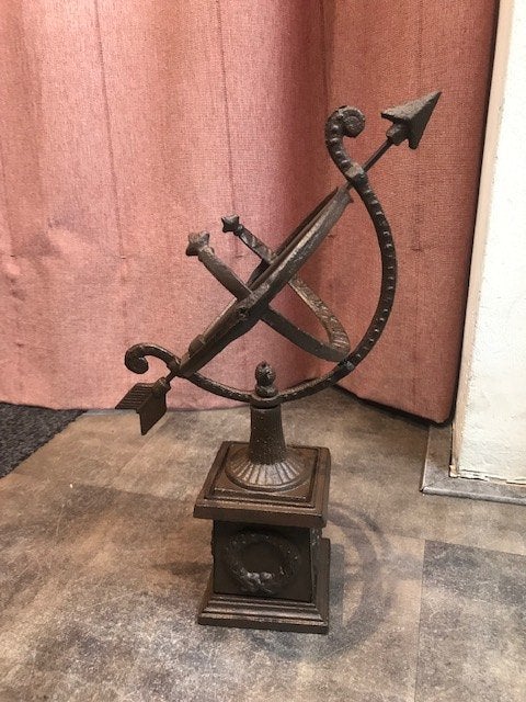 leuke gietijzeren zonnewijzer, Antiek en Kunst, Ophalen of Verzenden
