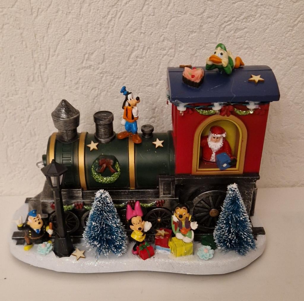 Kerst treintje met Disney 2

Met o.a
Minnie.micky.goofy., Ophalen of Verzenden, Nieuw