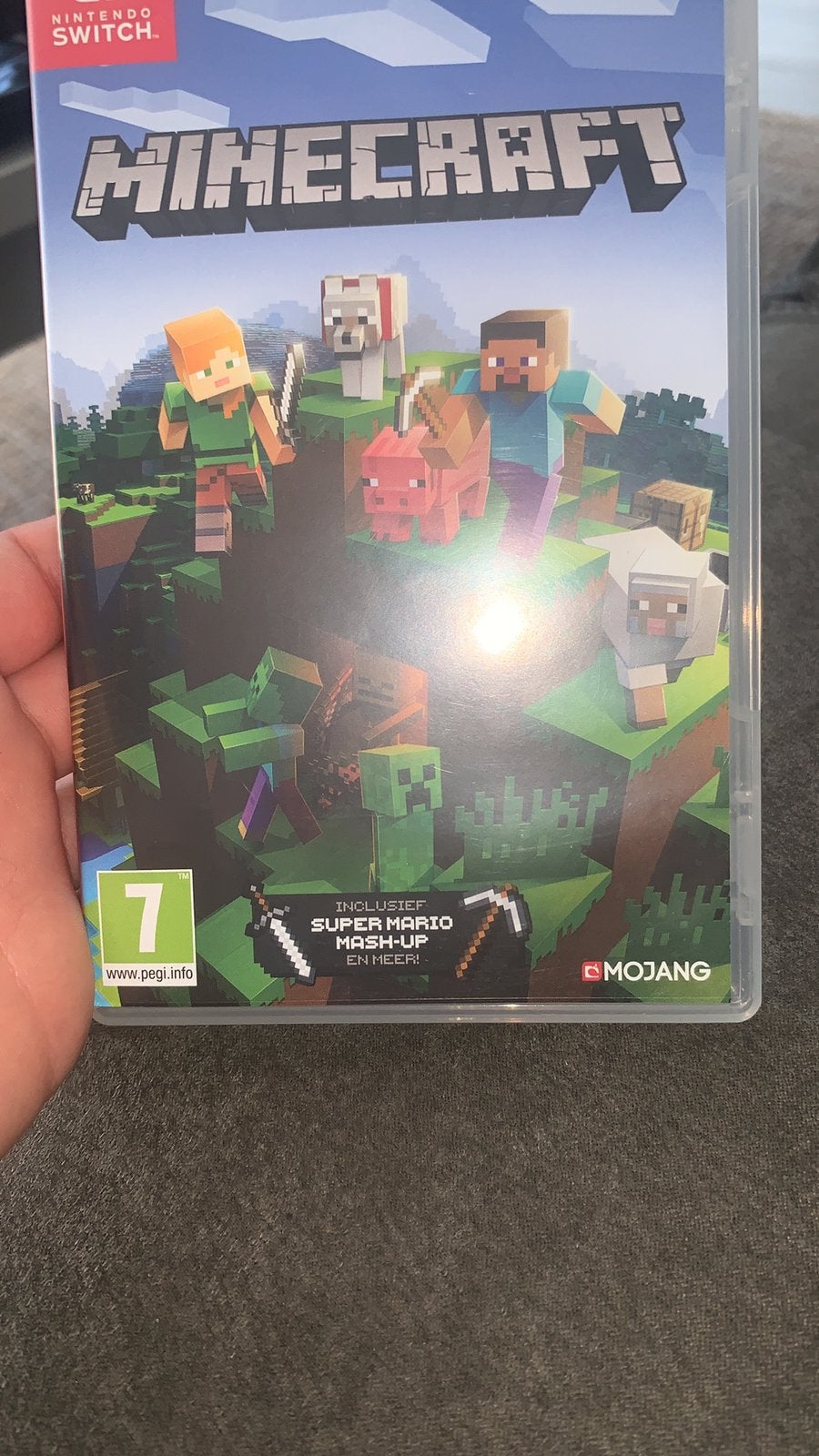 Minecraft Dungeons Hero Ed. Switch + Hero Pass DLC, 3 spelers of meer, Ophalen, Zo goed als nieuw, Vanaf 7 jaar