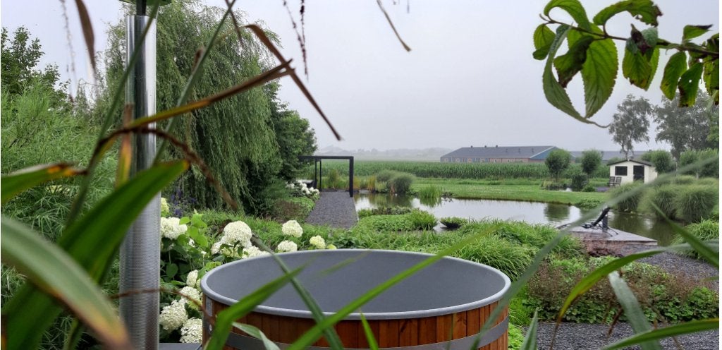 Kirami Hottub. Met houtkachel of bioheater!, Niet ingevuld, Niet ingevuld, Niet ingevuld