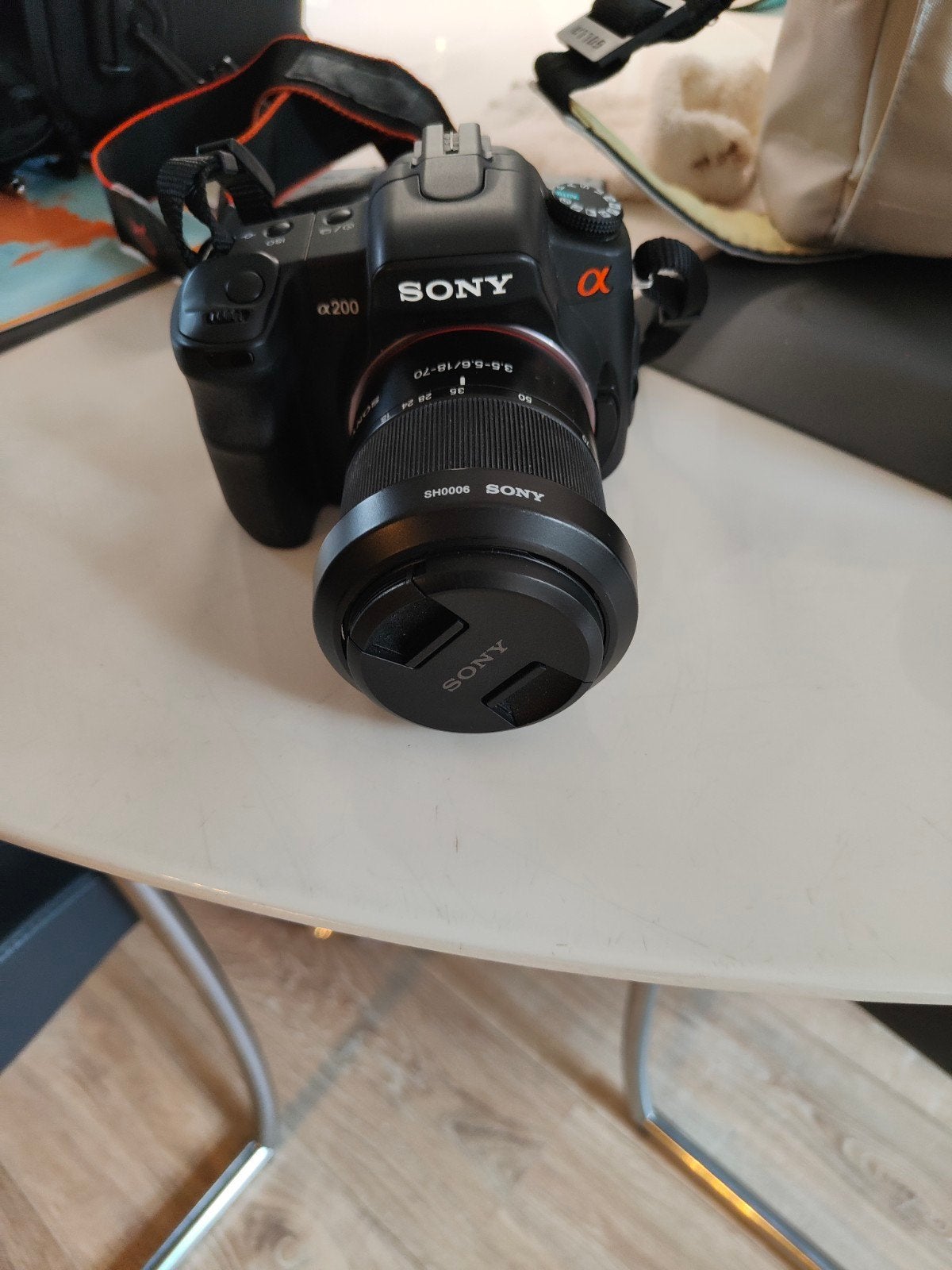 Sony DSLR A200 Digitale Spiegelreflexcamera met lenzen, Ophalen