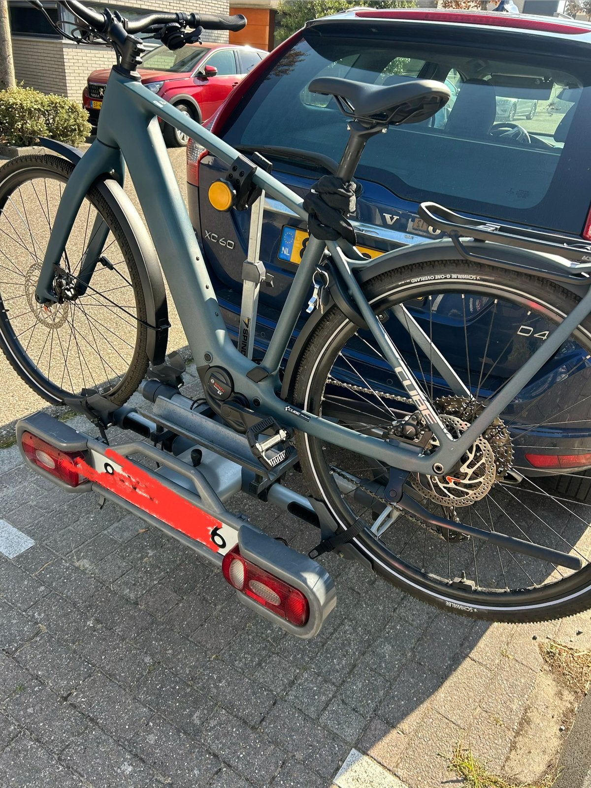 Fietsendrager Spinder Eagle, Auto diversen, Fietsendragers, Ophalen, Gebruikt, 2 fietsen, Trekhaakdrager