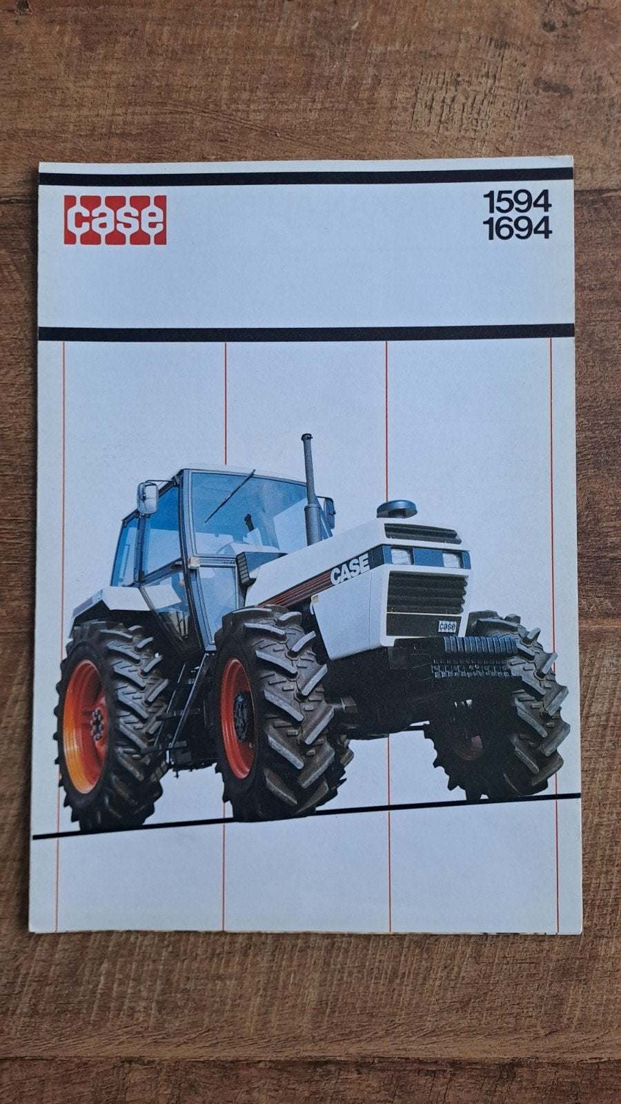 folder CASE 1594 en 1694 tractor, trekker, Boeken, Catalogussen en Folders, Ophalen of Verzenden, Zo goed als nieuw, Folder