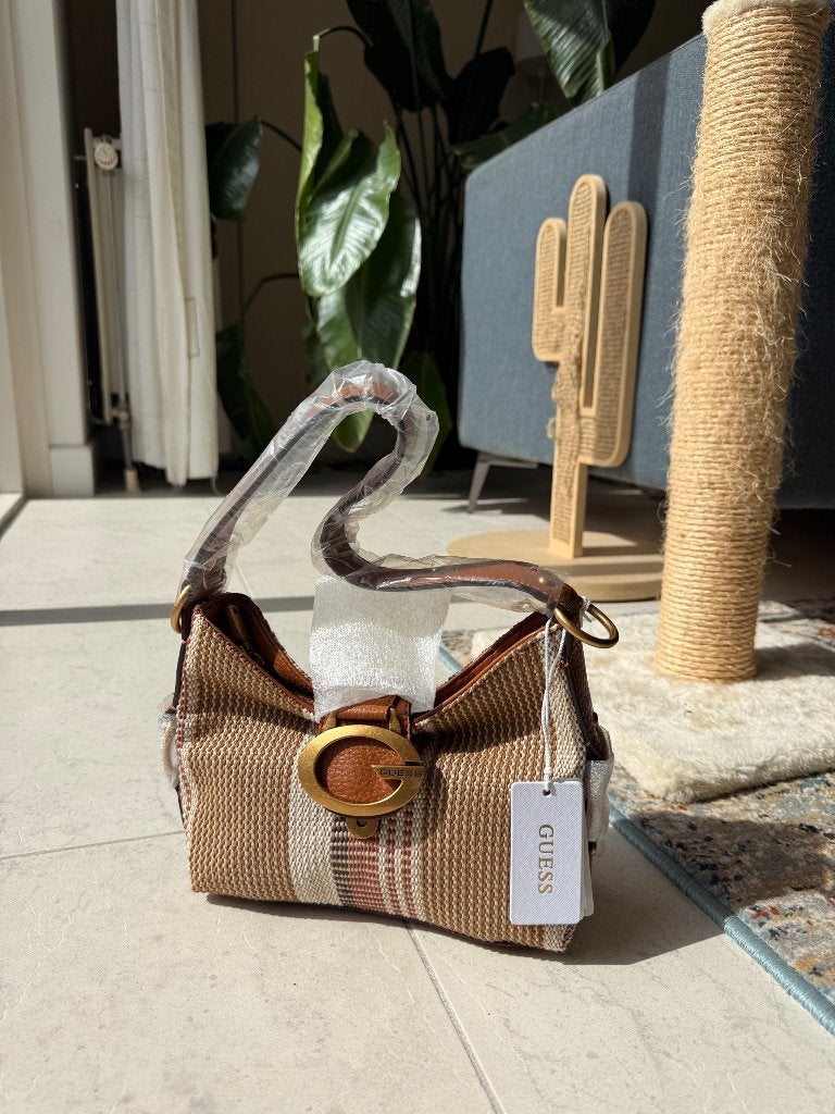 Guess Camden mini bruin, Ophalen of Verzenden, Nieuw, Bruin, Handtas