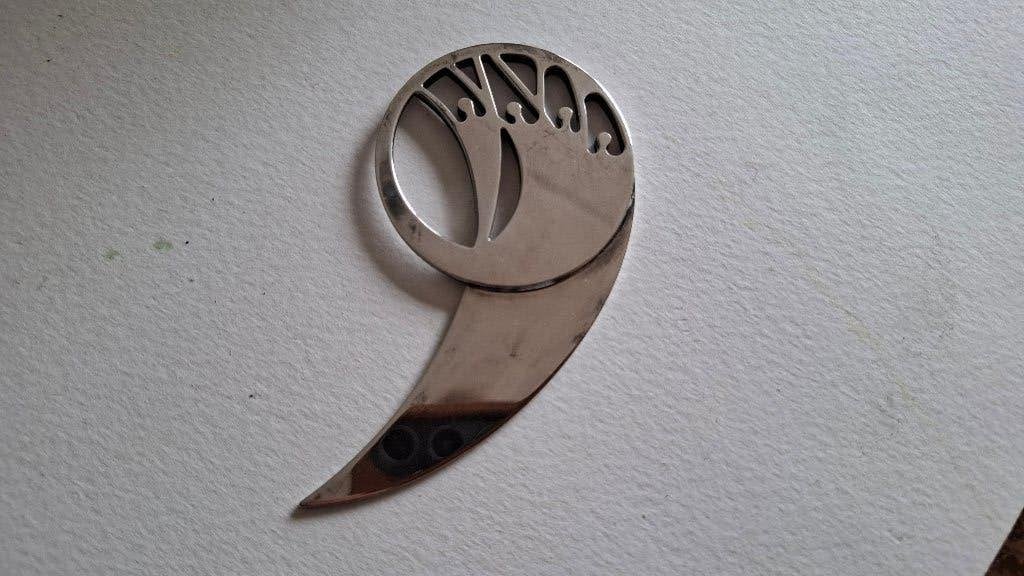briefopener verzilverd, Ophalen of Verzenden