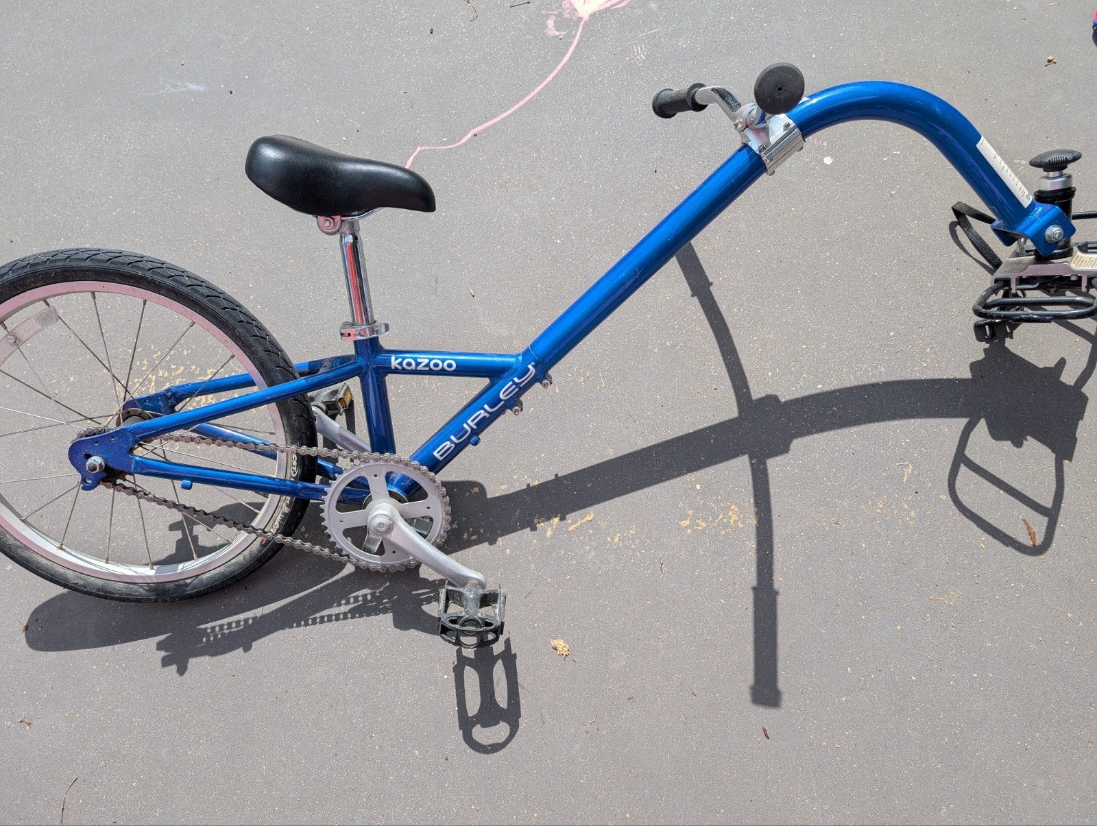 Burley Kazoo Trail-a-Bike - Kinderfietsaanhanger, Ophalen, Gebruikt, Burley Kazoo, Terugtraprem