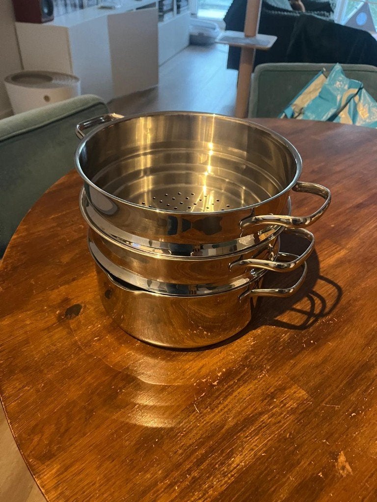 Masterchef Stoompannen, Ophalen, Zo goed als nieuw, Rvs, Kookpan
