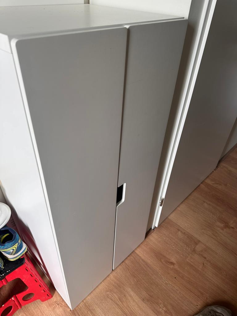 Ikea kast Smastad/Platsa achtig 60x50x130, Ophalen, Gebruikt, 100 tot 150 cm, Meerdere deuren