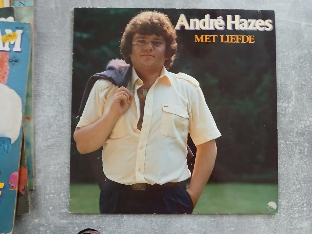 Andre hazes met liefde lp krasvrij, Verzenden, Zo goed als nieuw, 12 inch, Levenslied of Smartlap