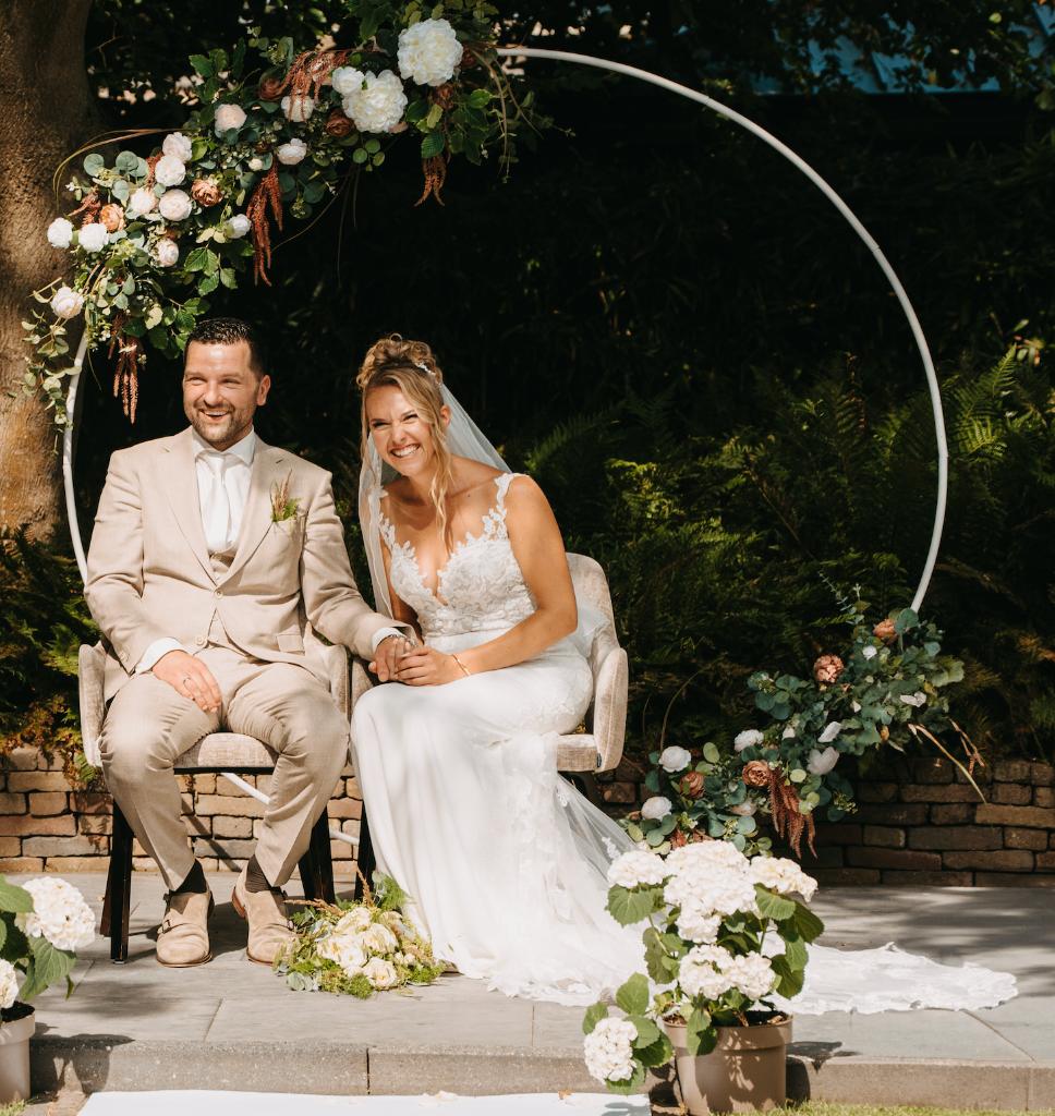 Versiering trouwen | bloemenboog | tafeldeco | stoelbloemen, Ophalen, Nieuw, Feestartikel, Geboorte of Huwelijk