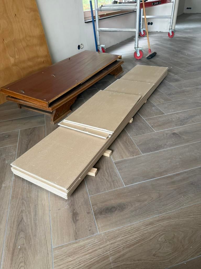 KNAUF STUCPLAAT RK 9,5MM 200X40CM, Doe-het-zelf en Verbouw, Platen en Panelen, Ophalen, Nieuw, Overige materialen