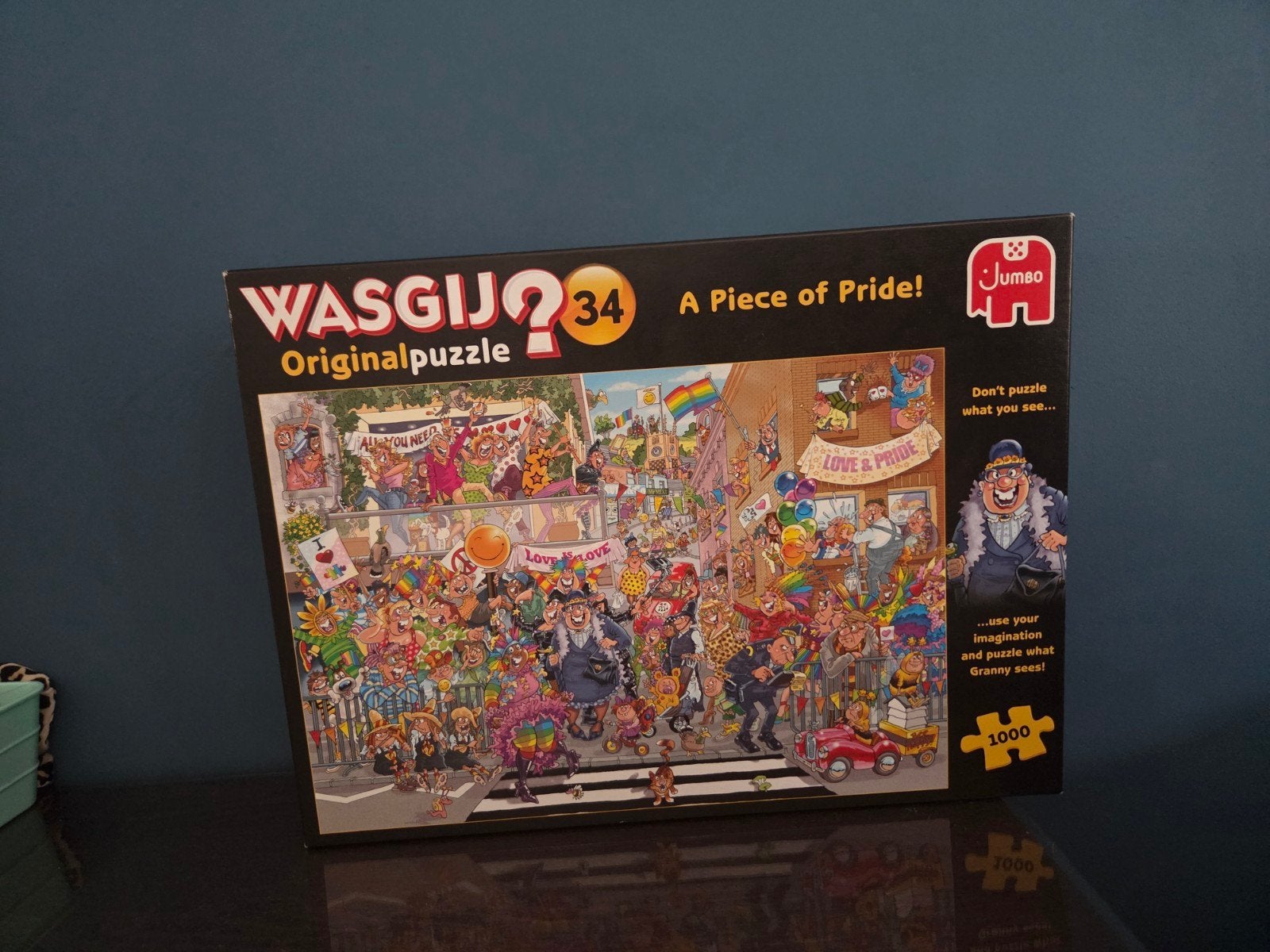 wasgij original 34 A Piece of Pride!, Ophalen of Verzenden, 500 t/m 1500 stukjes, Zo goed als nieuw, Legpuzzel