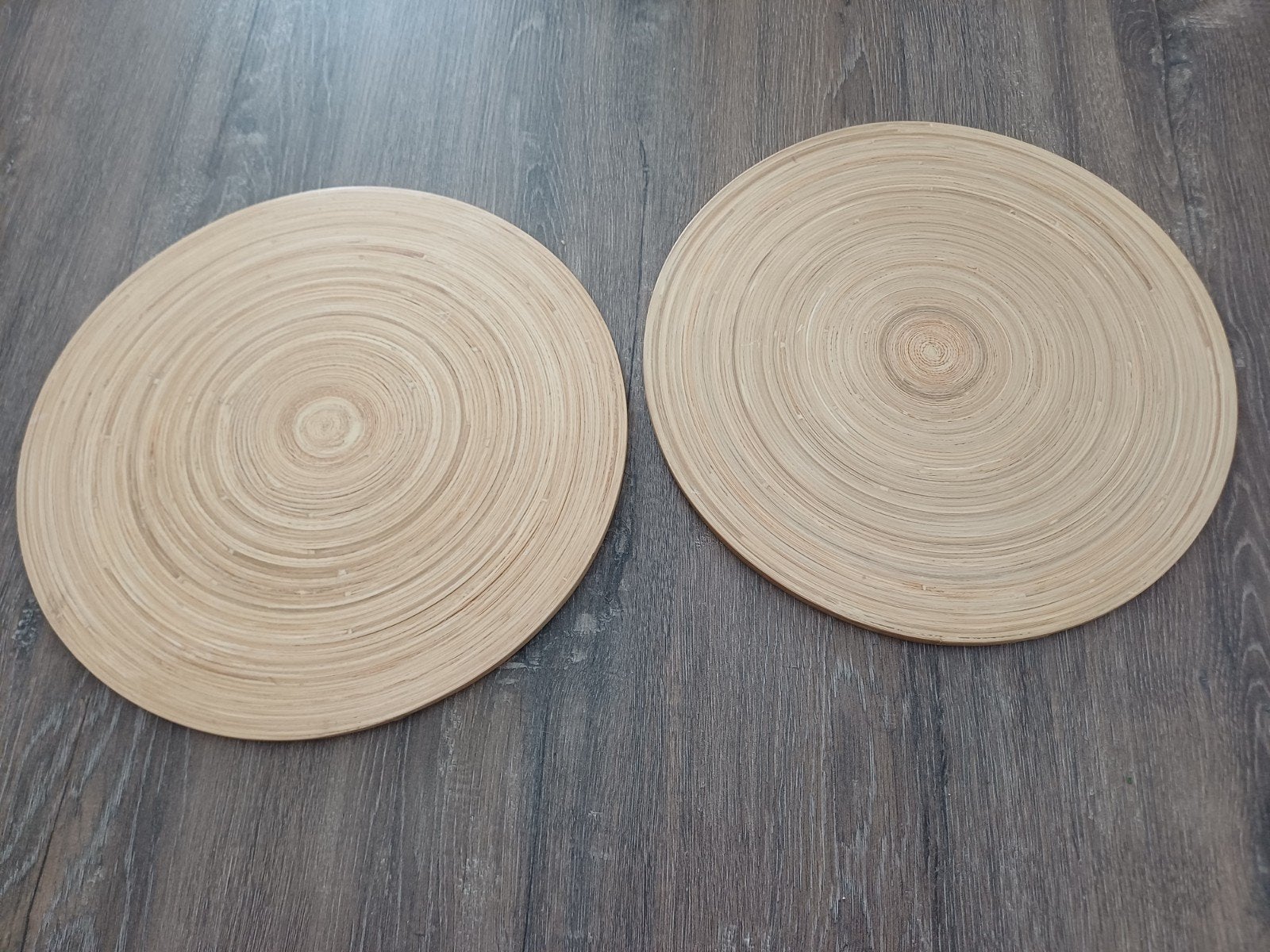 2x Bamboo onderzetter.(voor bv.kaarsen), Ophalen of Verzenden