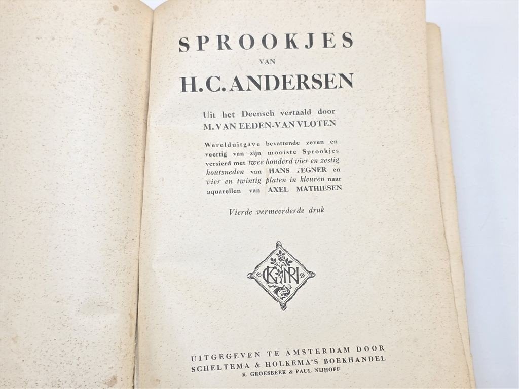 Sprookjes Andersen — Werelduitgave, Met Kleurenplaten 1928, Ophalen of Verzenden, Gelezen