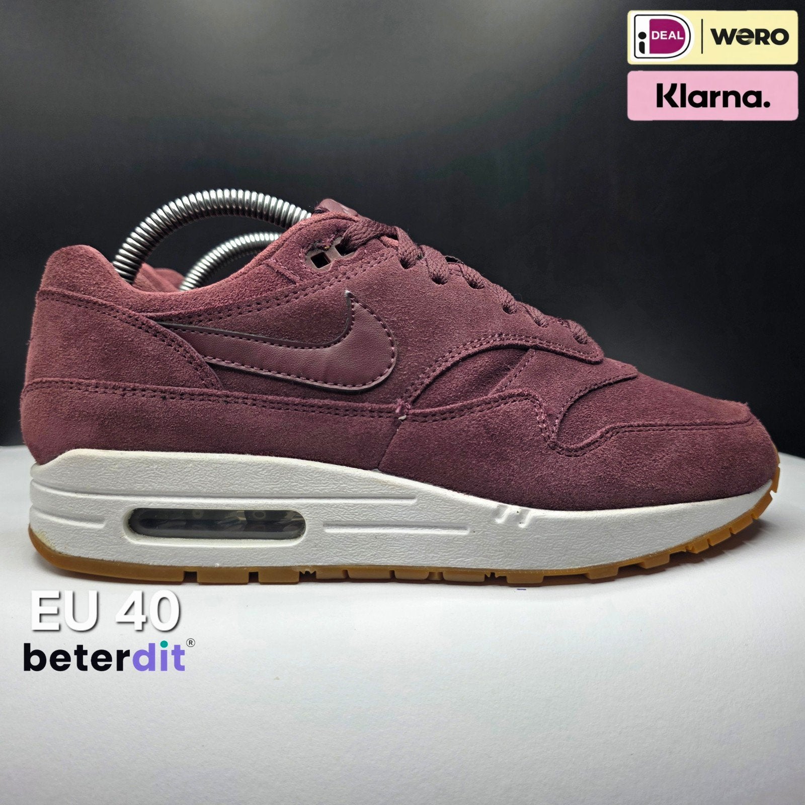 Nike Air Max 1 SE 'Burgundy Crush'  Maat: 40, Kleding | Dames, Schoenen, Ophalen of Verzenden, Nike, Nike, Nike