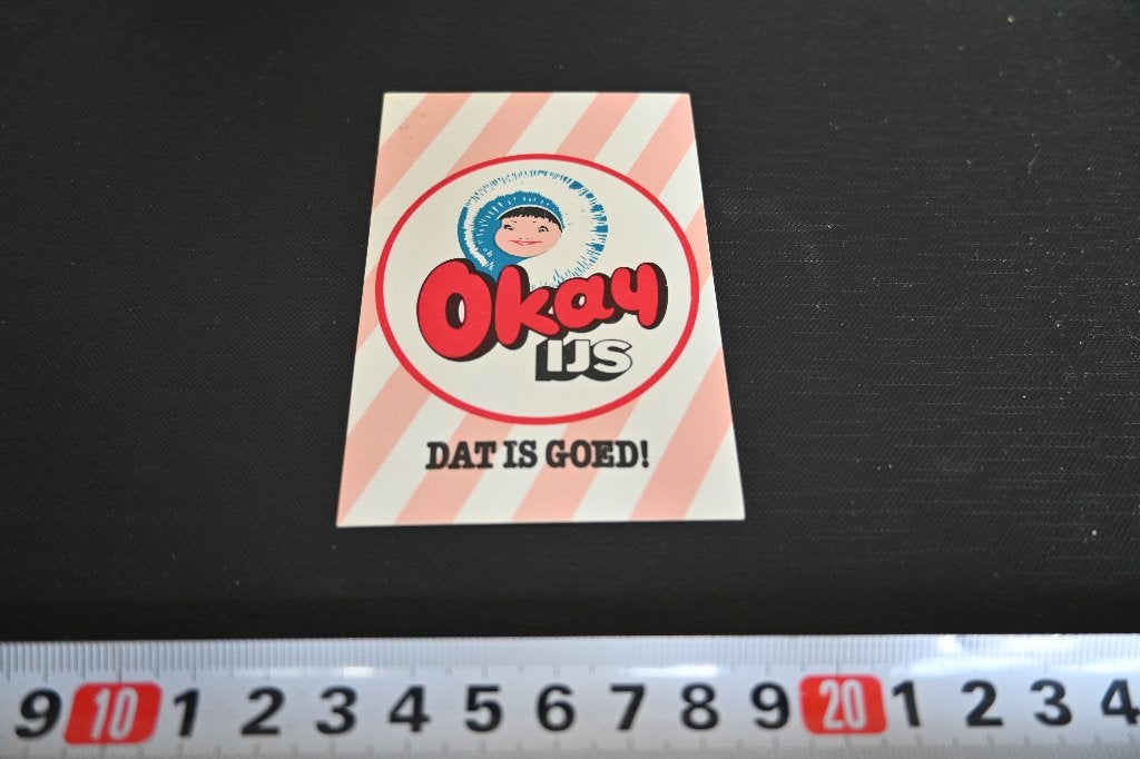 sticker  OKAY IJS Dat is goed !   Eskimo *, Ophalen, Zo goed als nieuw