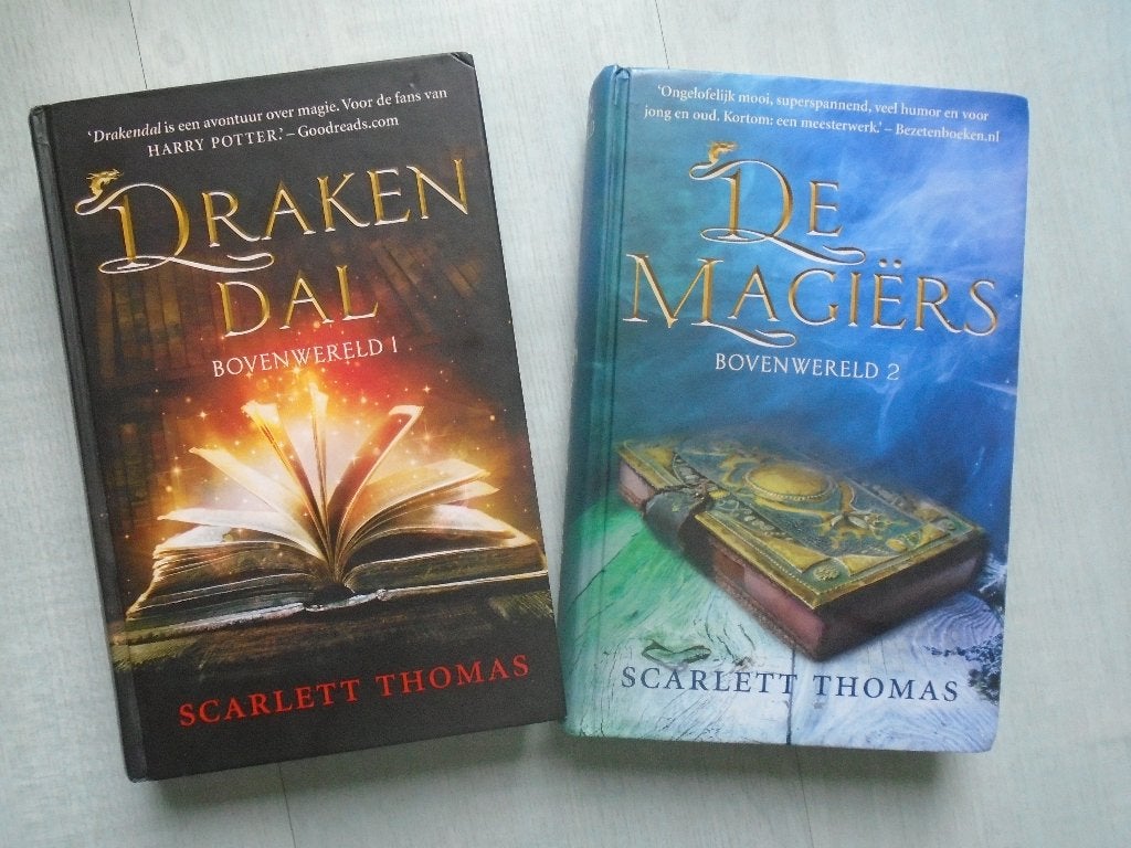 drakendal & de magiërs, scarlett thomas, Boeken, Ophalen of Verzenden, Zo goed als nieuw, Scarlett thomas
