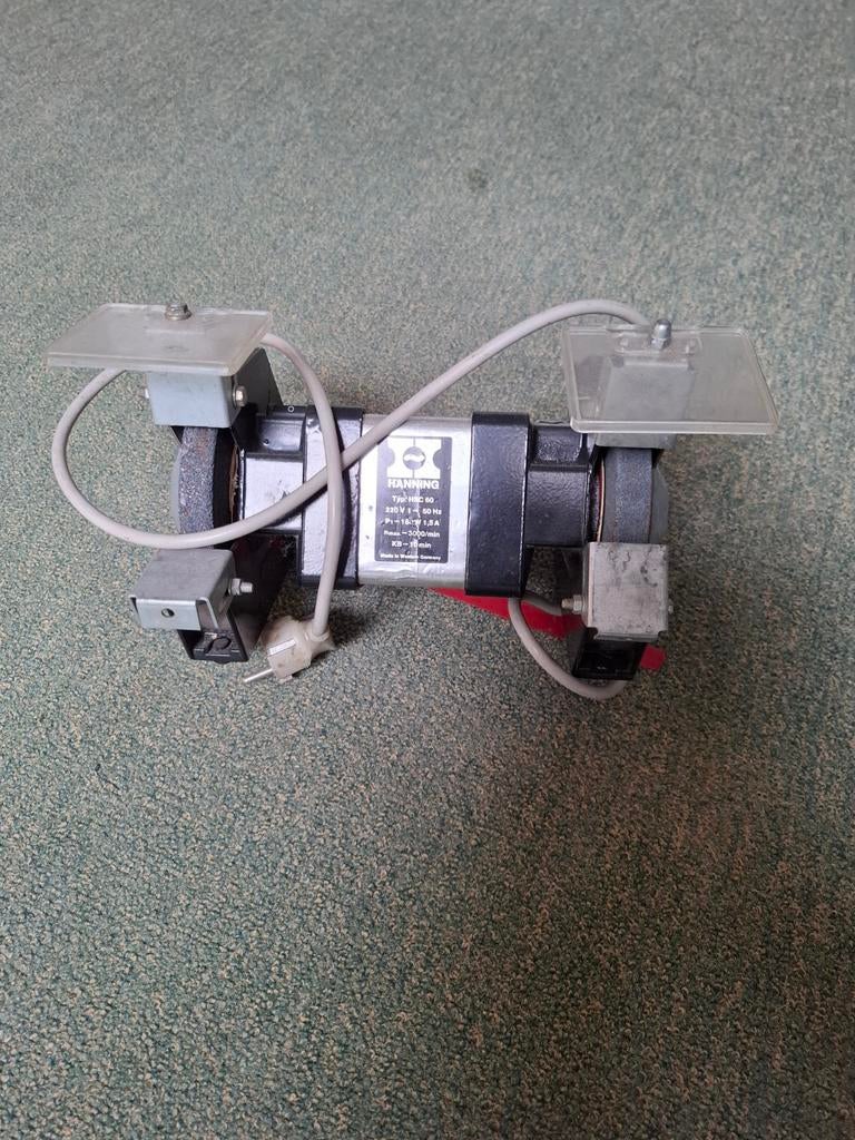Hanning Slijpmachine HSC 80 - Werkbankslijpmachine, Ophalen of Verzenden, Gebruikt, Minder dan 700 watt, Werkbankslijpmachine
