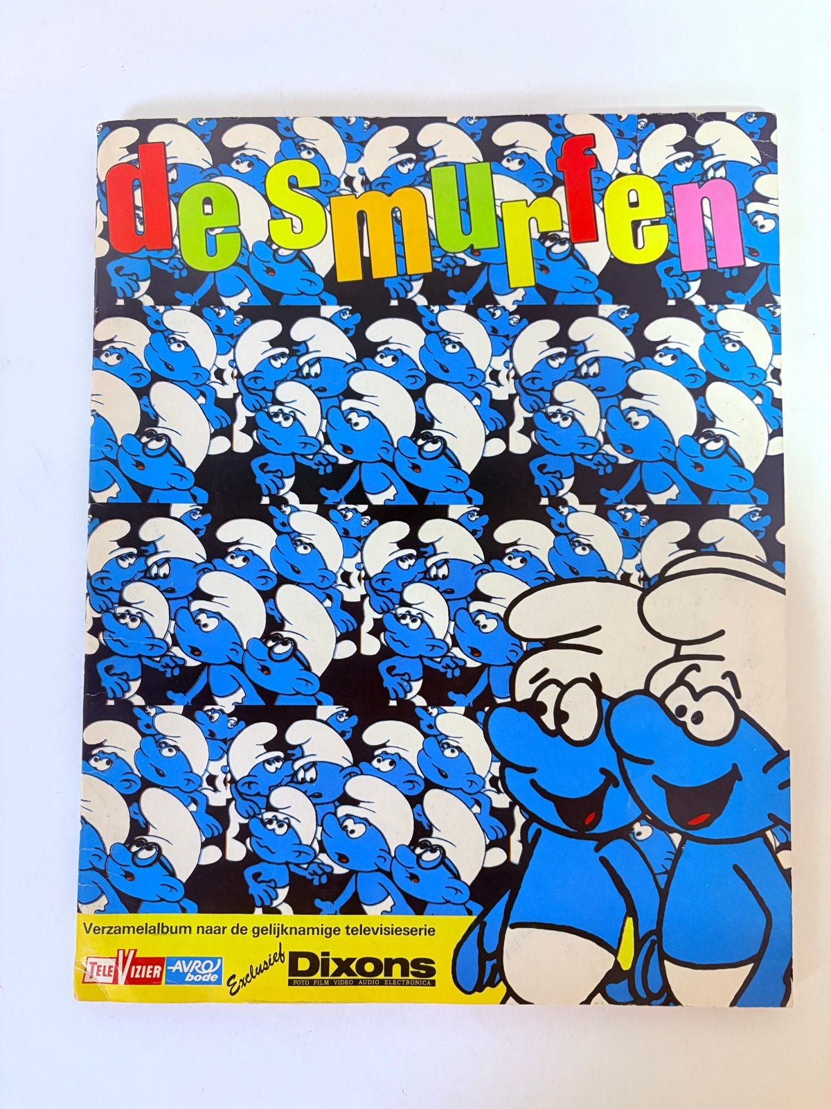 De Smurfen Verzamelalbum 1982 - Compleet met stickers, Ophalen of Verzenden, Gebruikt, Verschillende Smurfen, Stripboek