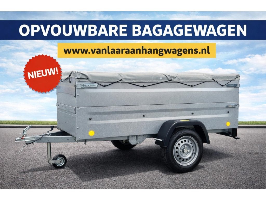 NIEUW Bockmann Opvouwbare Bagagewagen Compleet., Auto diversen, Aanhangers en Bagagewagens, Niet ingevuld, Nieuw, Niet ingevuld