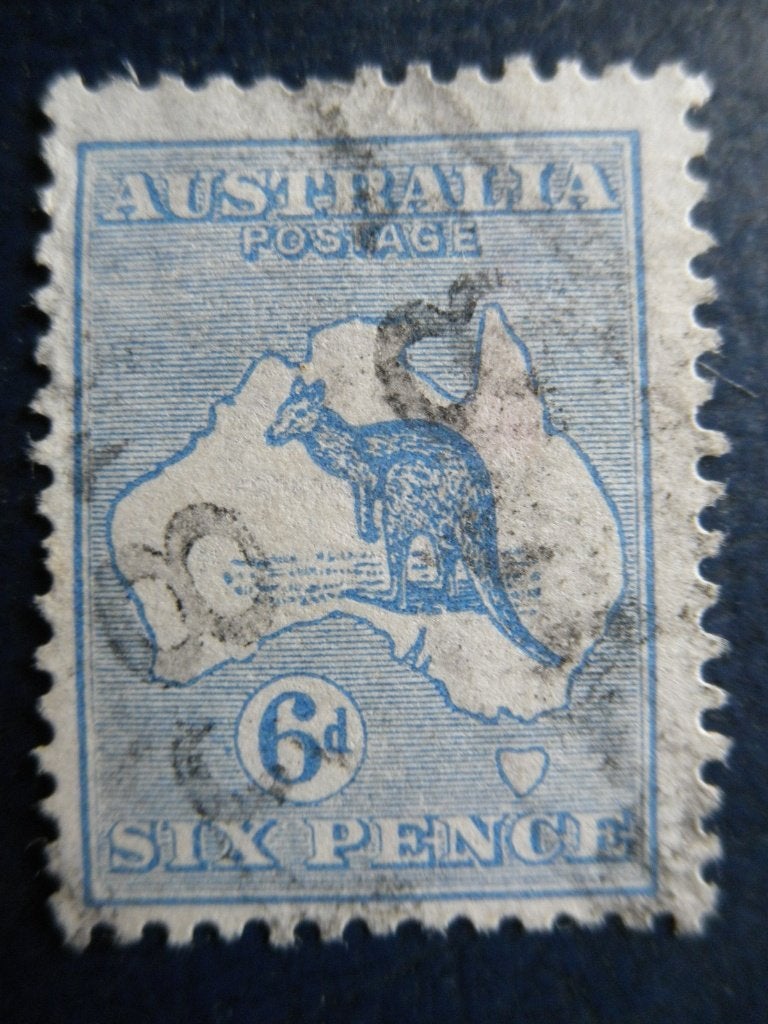Postzegels Australië 1913 kangoeroe nr. 11 - cw. 15,00., Ophalen of Verzenden, Gestempeld