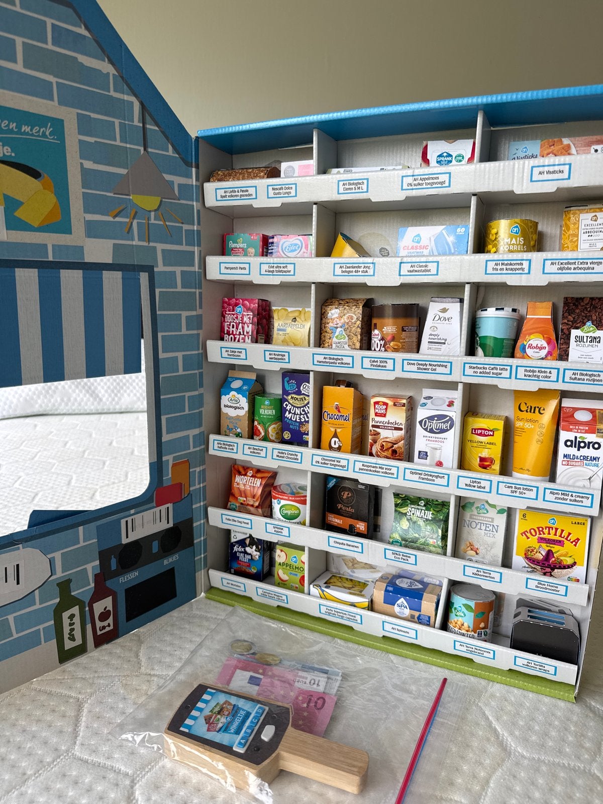 Albert Heijn supermarkt speelset met accessoires, Ophalen, Zo goed als nieuw, Jongen of Meisje