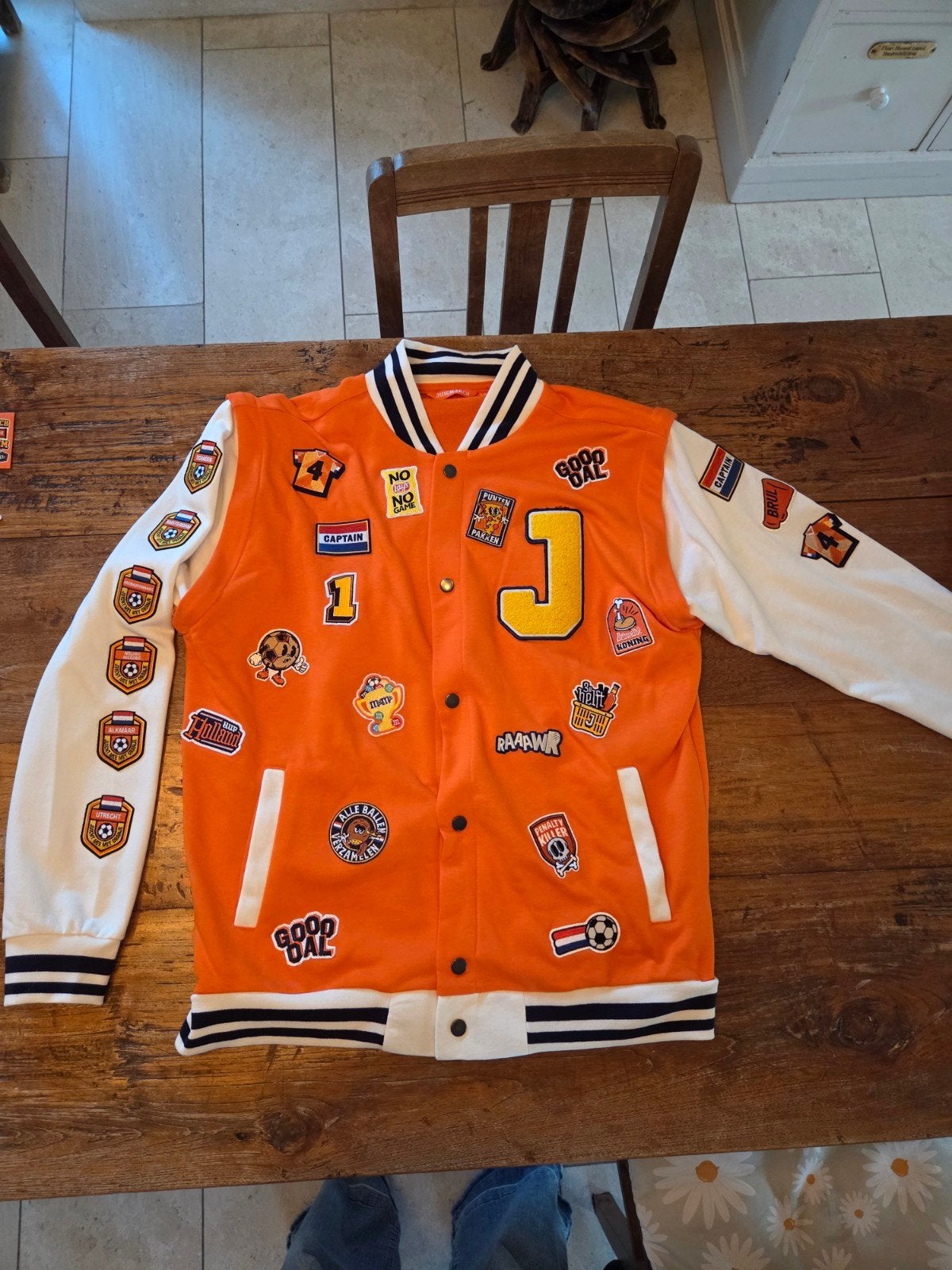 Jumbo juichjack L/XL complete set, Jumbo, Ophalen of Verzenden, Zo goed als nieuw, Overige maten