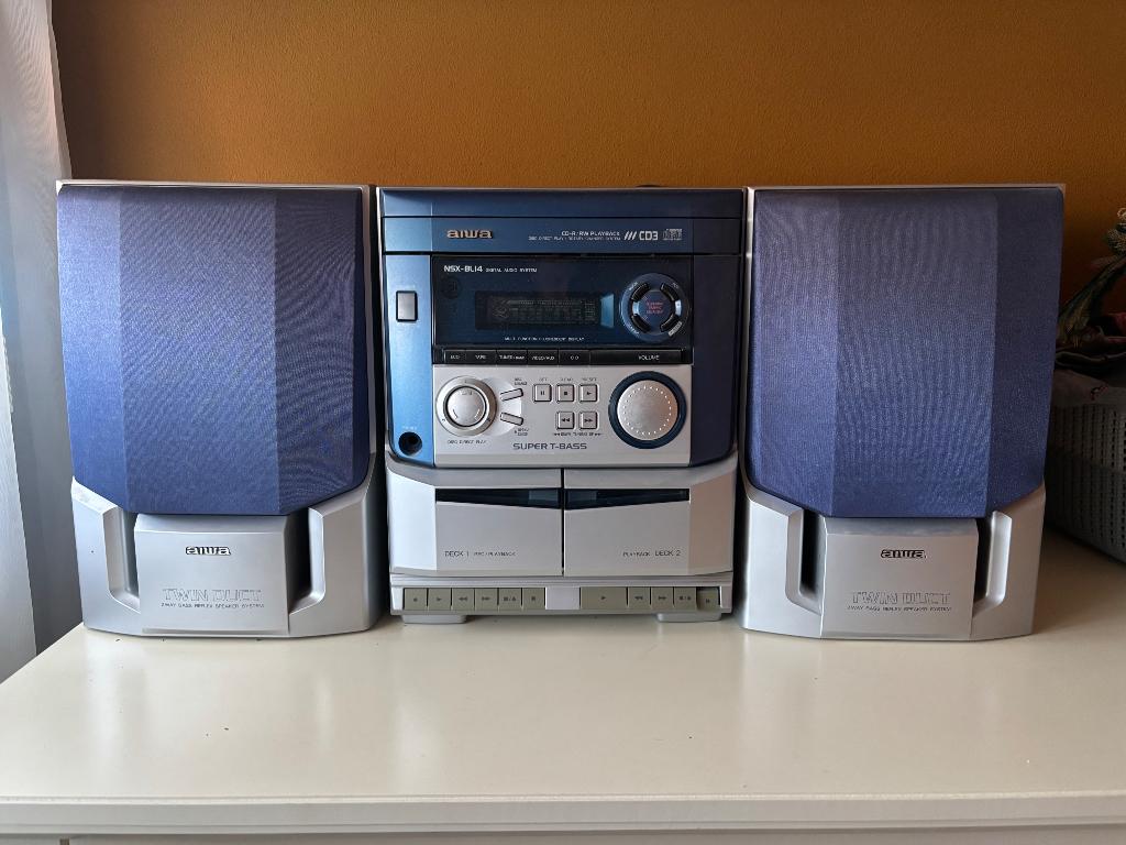 Te koop AIWA NSX-BL14 stereo, Overige merken, Gebruikt, Tuner of Radio, Losse componenten