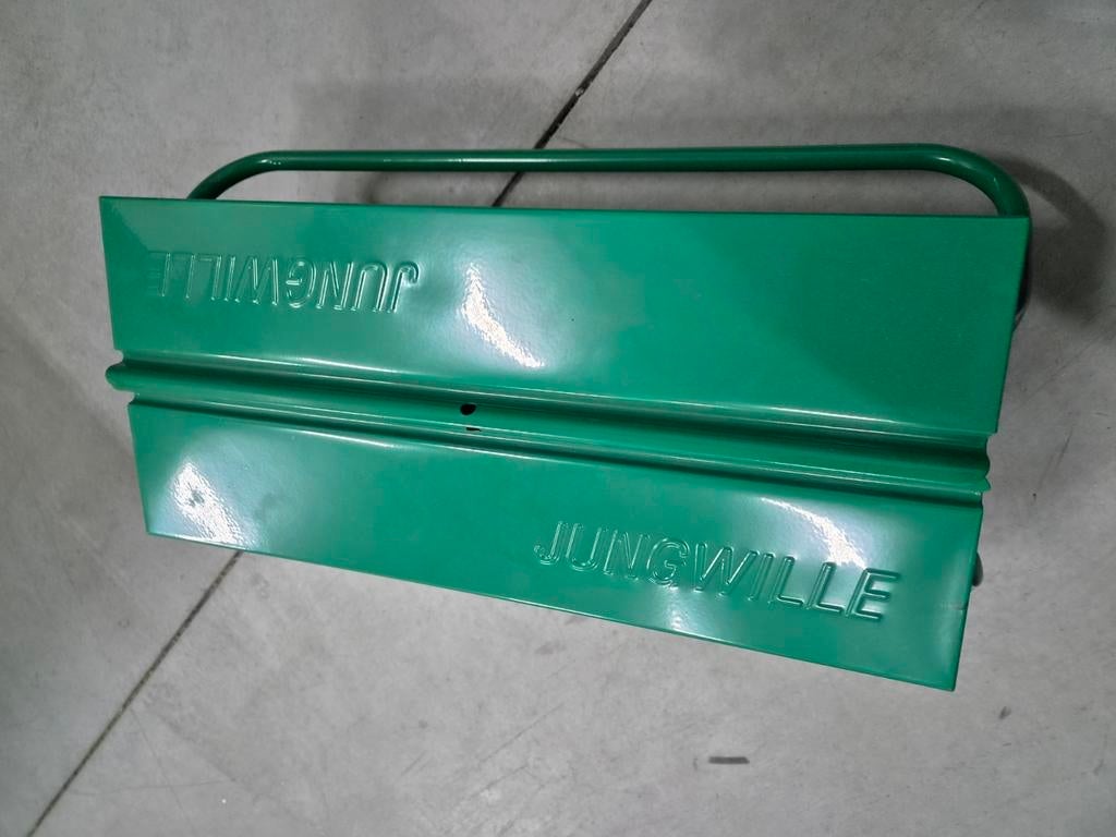 Nieuwe Jungwille gereedschapskist, Doe-het-zelf en Verbouw, Gereedschapskisten, Ophalen, Gevuld, Nieuw