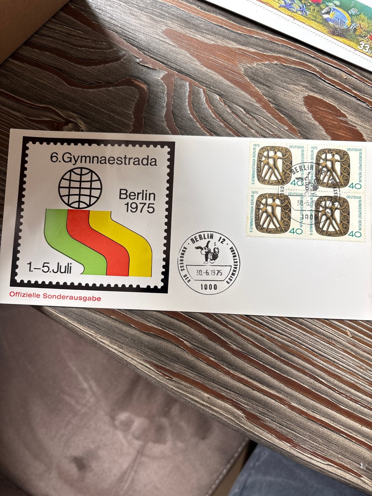 Duitsland (West-Berlijn) - Gymnaestrada Berlin 1975 envelop, Ophalen of Verzenden, BRD, Gestempeld