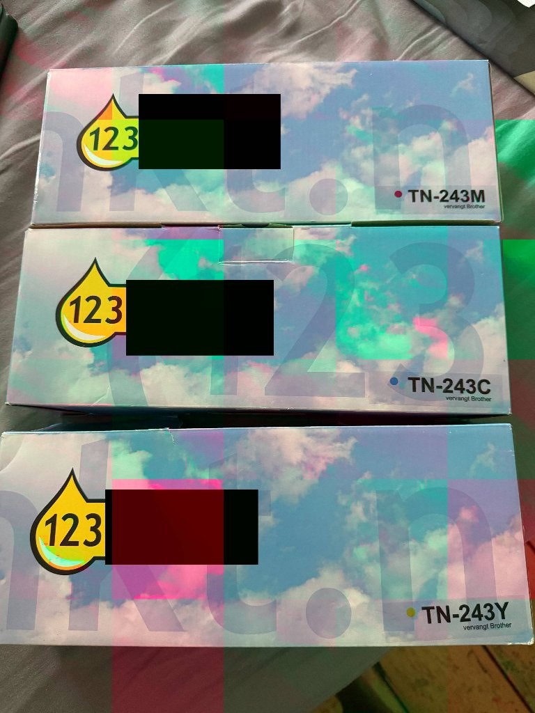 gratis 123 inkt TN-243 Toners (M, C, Y) - Vervangt Brother, Ophalen, Nieuw, Toner