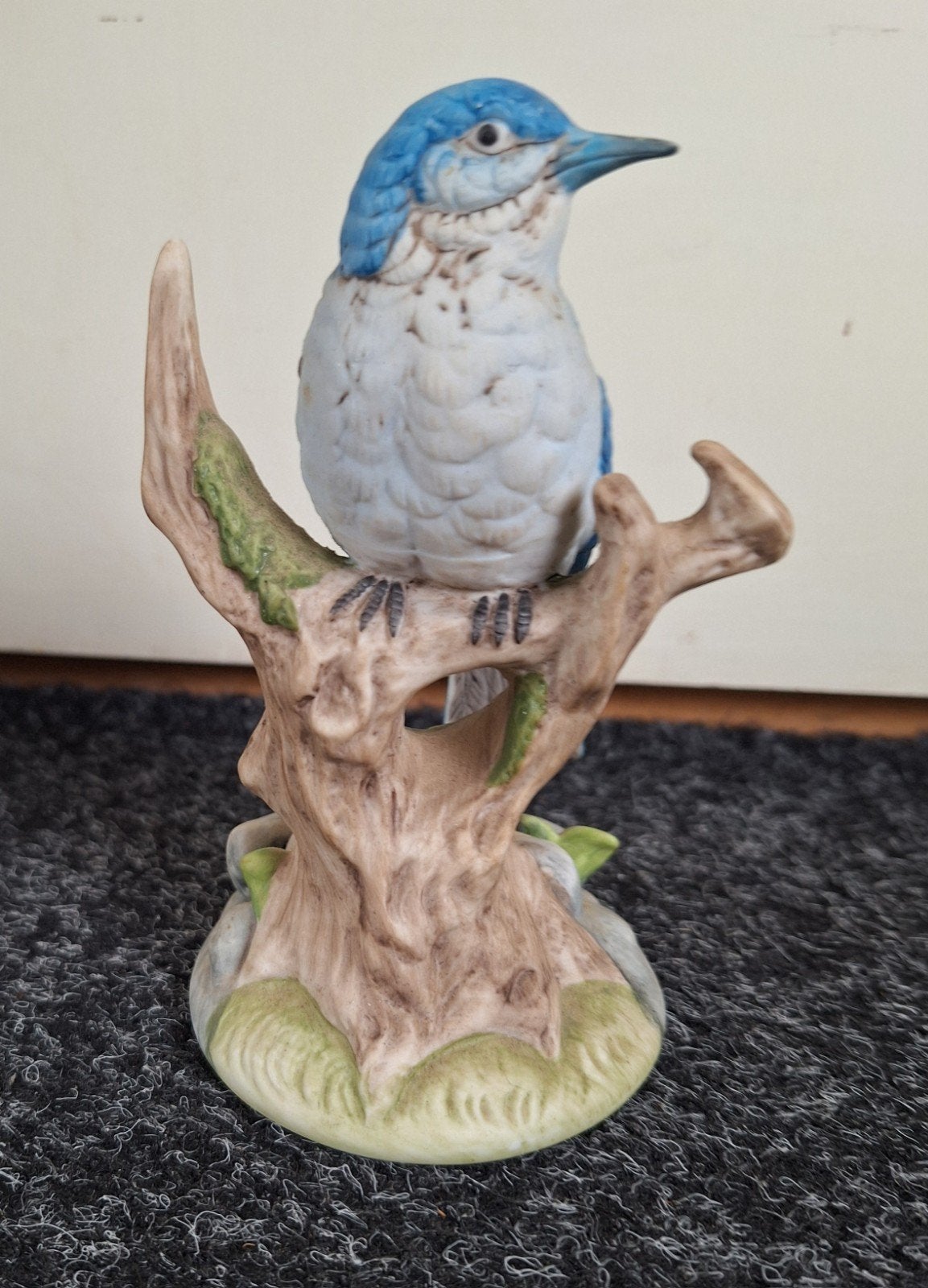 Gorham The Gallery Birds Blauwe Gaai Porseleinen Beeldje, Ophalen, Zo goed als nieuw, Dier