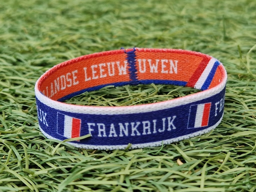 Dubbelzijdig armbandje Frankrijk / Oranje - WK 2026, Maat L, Verzenden, Nieuw, Overige typen