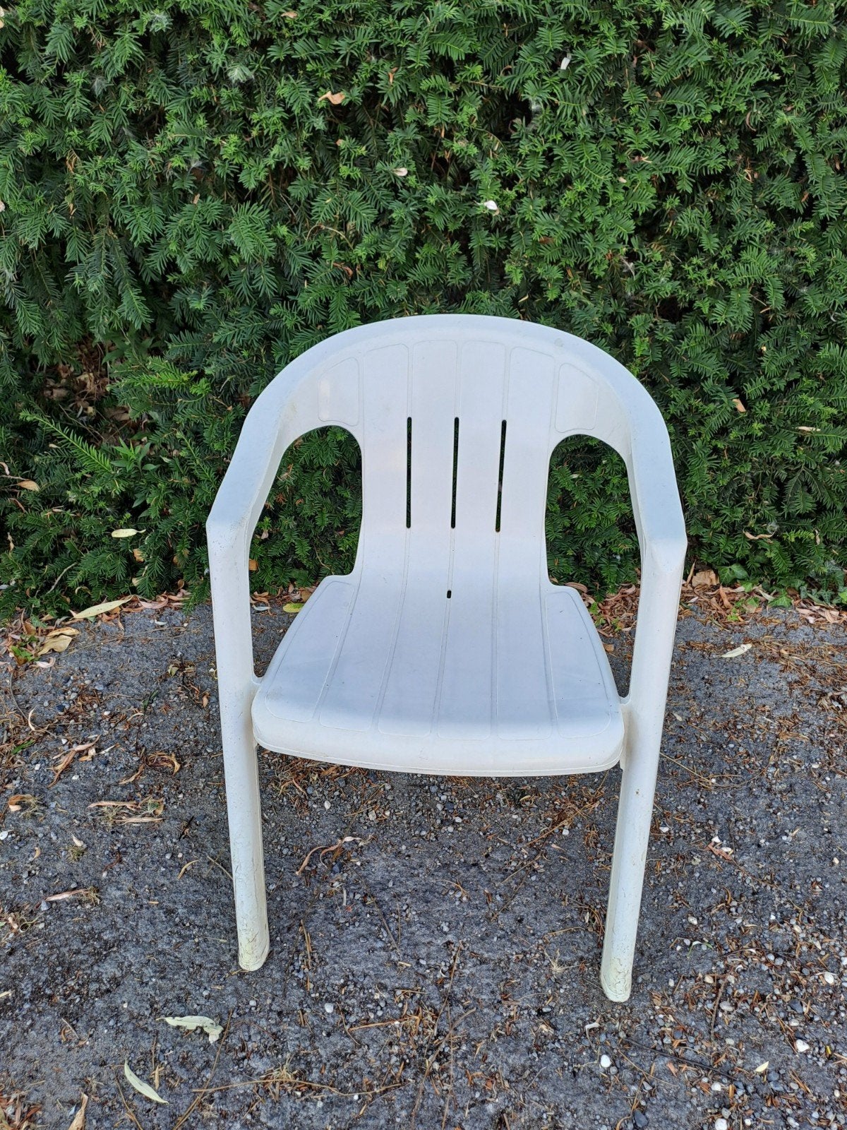 Plastic tuinstoel, kuipje., Ophalen, Plastic