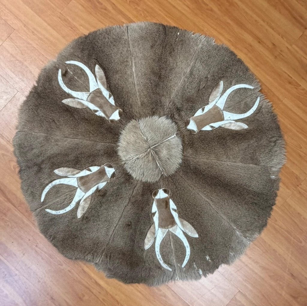 Patchwork rond kleed 113 cm
