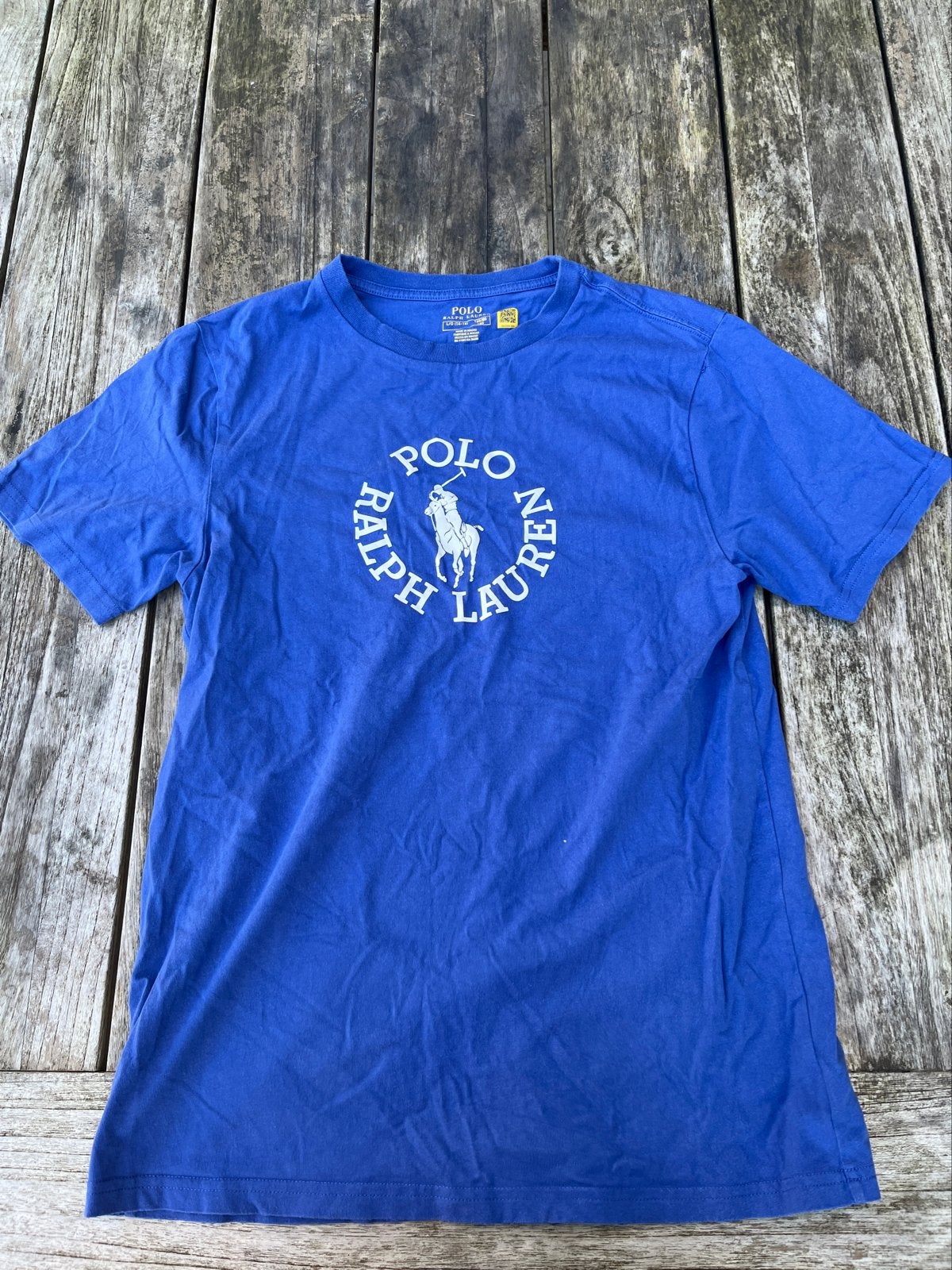 Polo Ralph Lauren T-shirt - Zo goed als nieuw, Ophalen of Verzenden, Zo goed als nieuw, Overige maten, Blauw