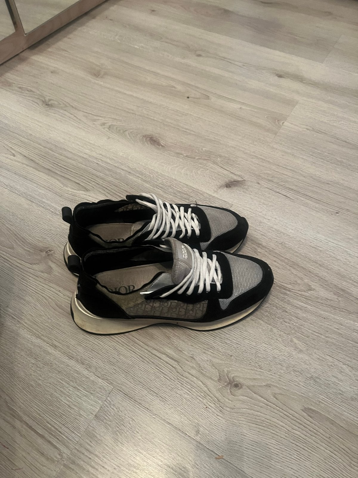 Dior B25Sneakers Zwart/Grijs, Ophalen of Verzenden, Gedragen, Zwart, Sneakers of Gympen