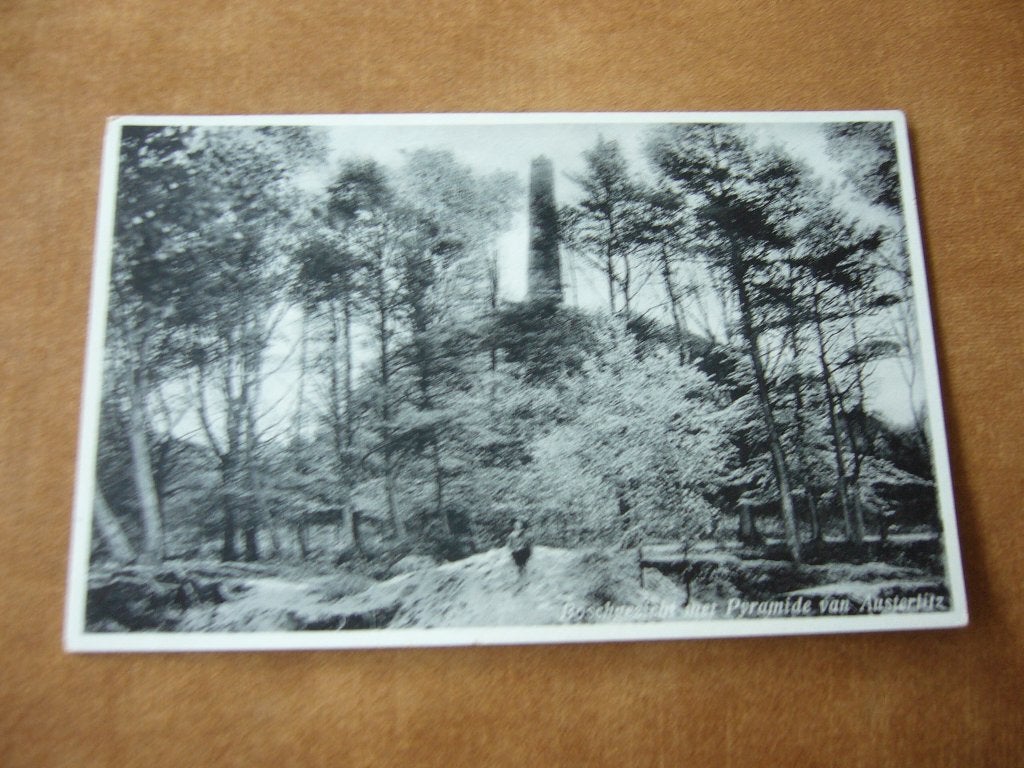 WOUDENBERG  =  JONGEN IN BOSGEZICHT V. PYRAMIDE AUSTERLITZ, Ophalen of Verzenden, 1920 tot 1940, Gelopen, Utrecht