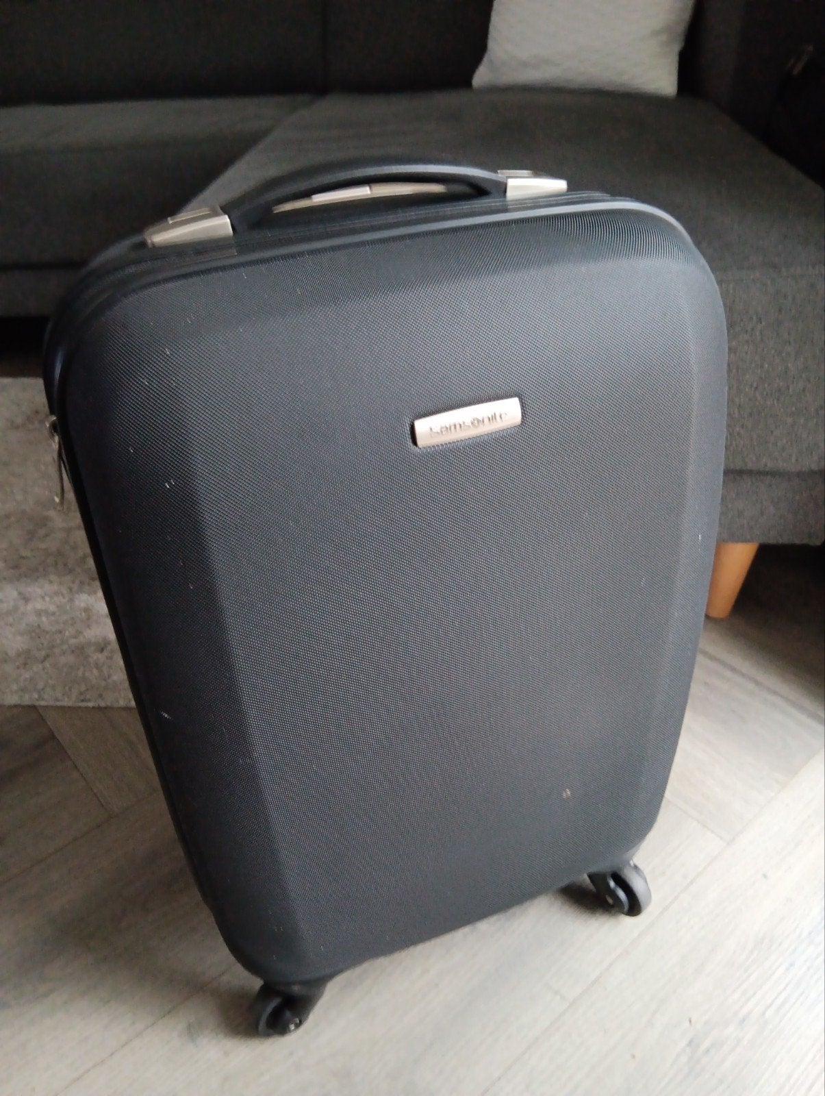 Samsonite Starwheeler Spinner 55 Handbagage Koffer (Polycarb, Wieltjes, Gebruikt, 50 tot 60 cm, Hard kunststof