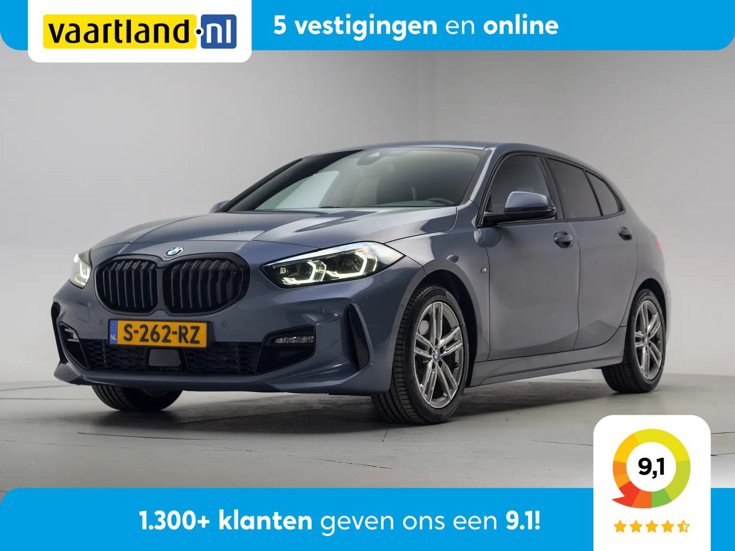BMW 1-serie 118I M-SPORT [Clima /ECC Apple /Android PDC Came, 136 pk, Gebruikt, 1295 kg, Bedrijf