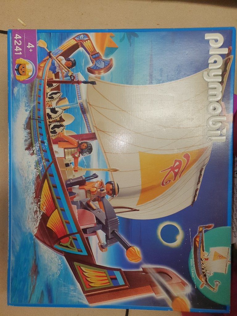Playmobil boot van Egypte nieuw !, Ophalen, Complete set, Nieuw, Overige series