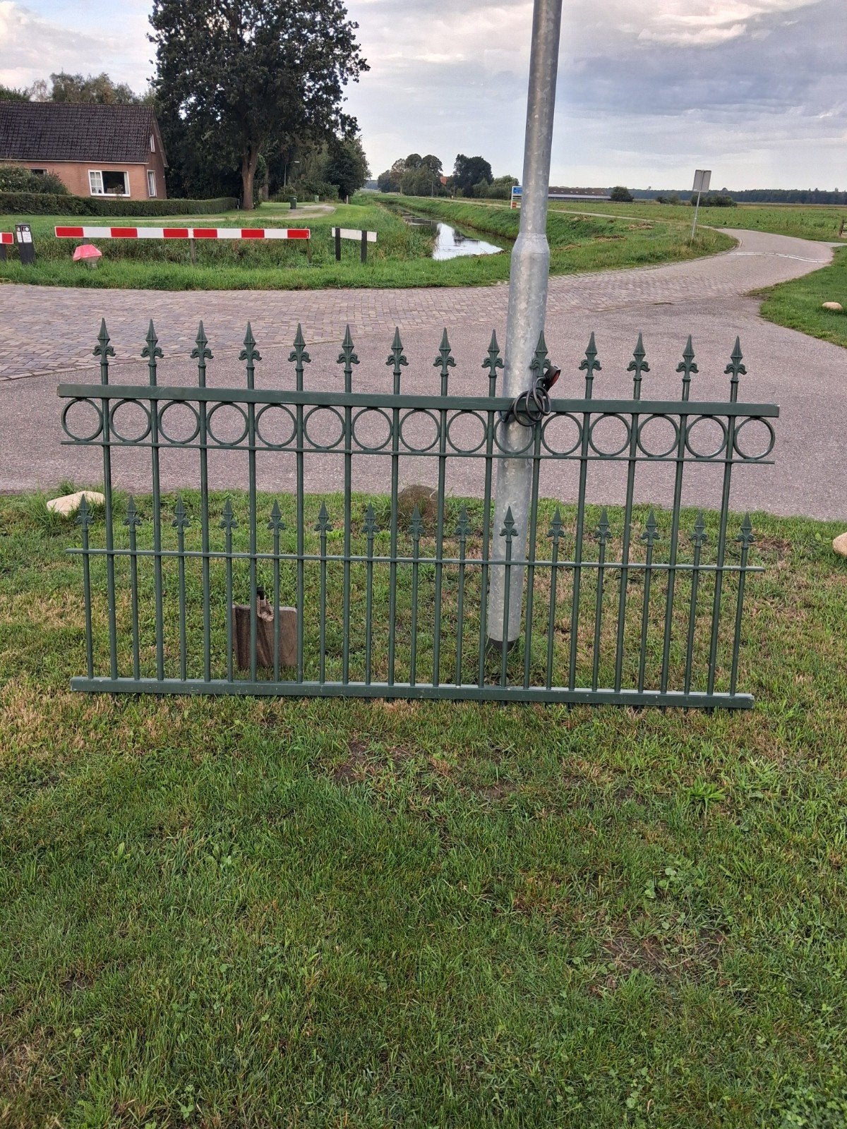 sierhekwerk. groen., Tuin en Terras, Ophalen, IJzer, Sierhekwerk