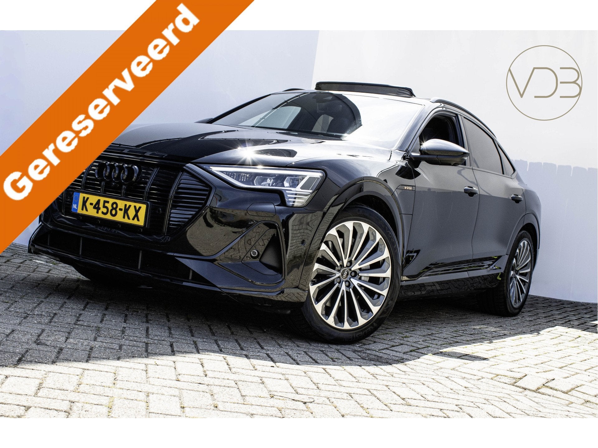 Audi e-tron Sportback 50 SOH94% S-Line RS Leer Pano B&O 360g, Auto's, Zwart, Zwart, Vierwielaandrijving, 301 km